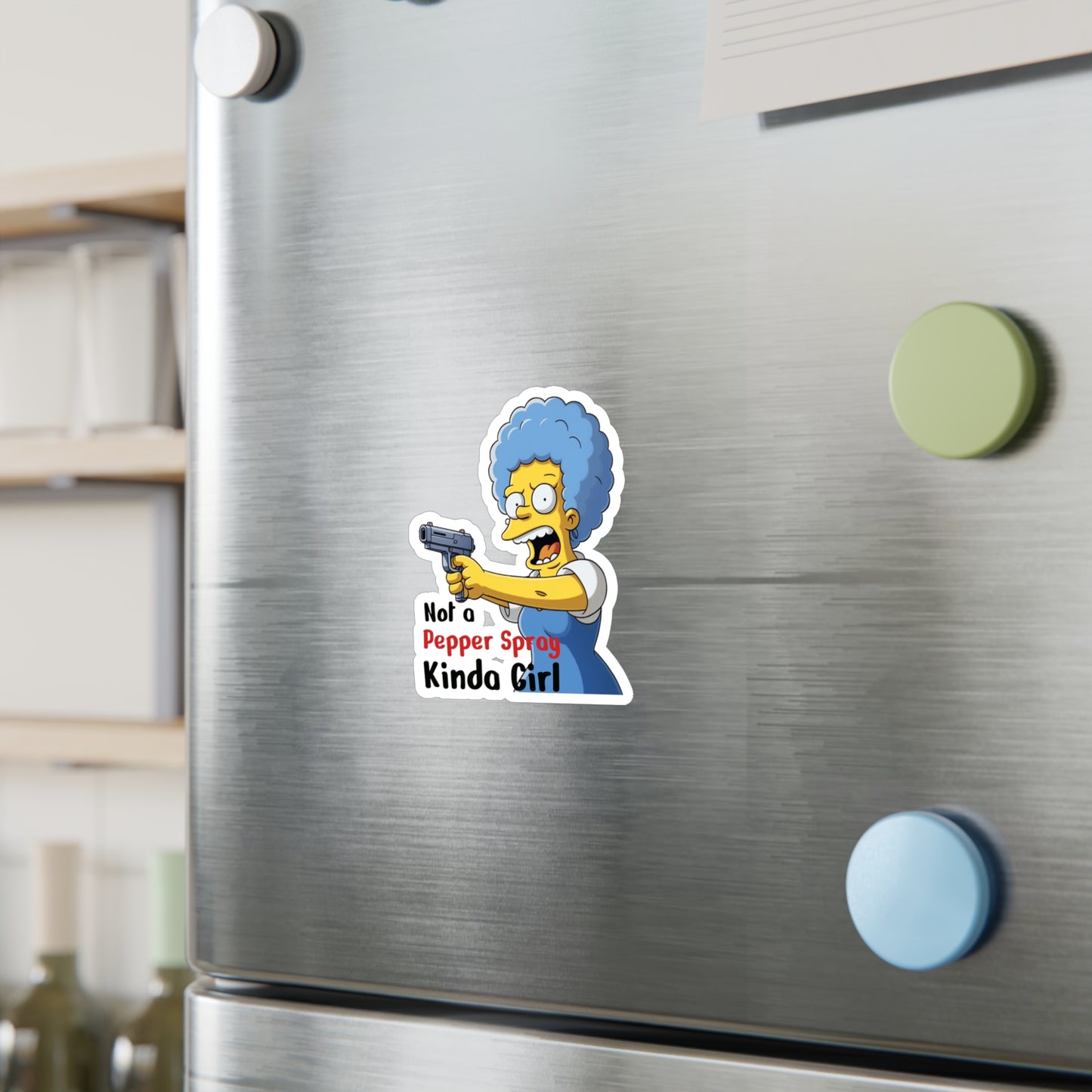 Not a pepper spray kinda girl vinyl decal