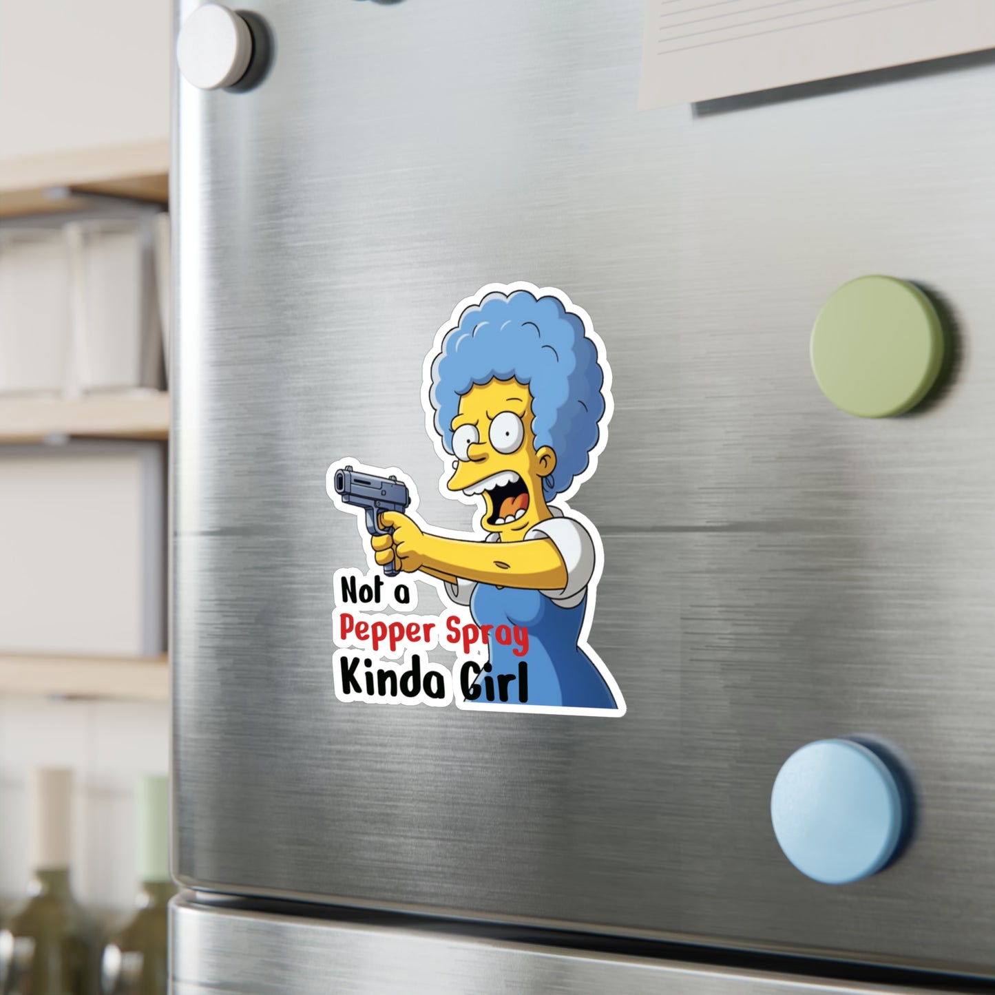 Not a pepper spray kinda girl vinyl decal