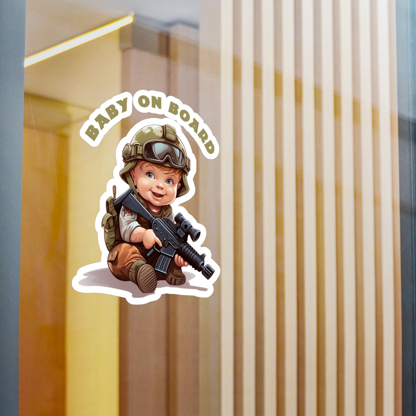 Tactical Baby On Board Decal