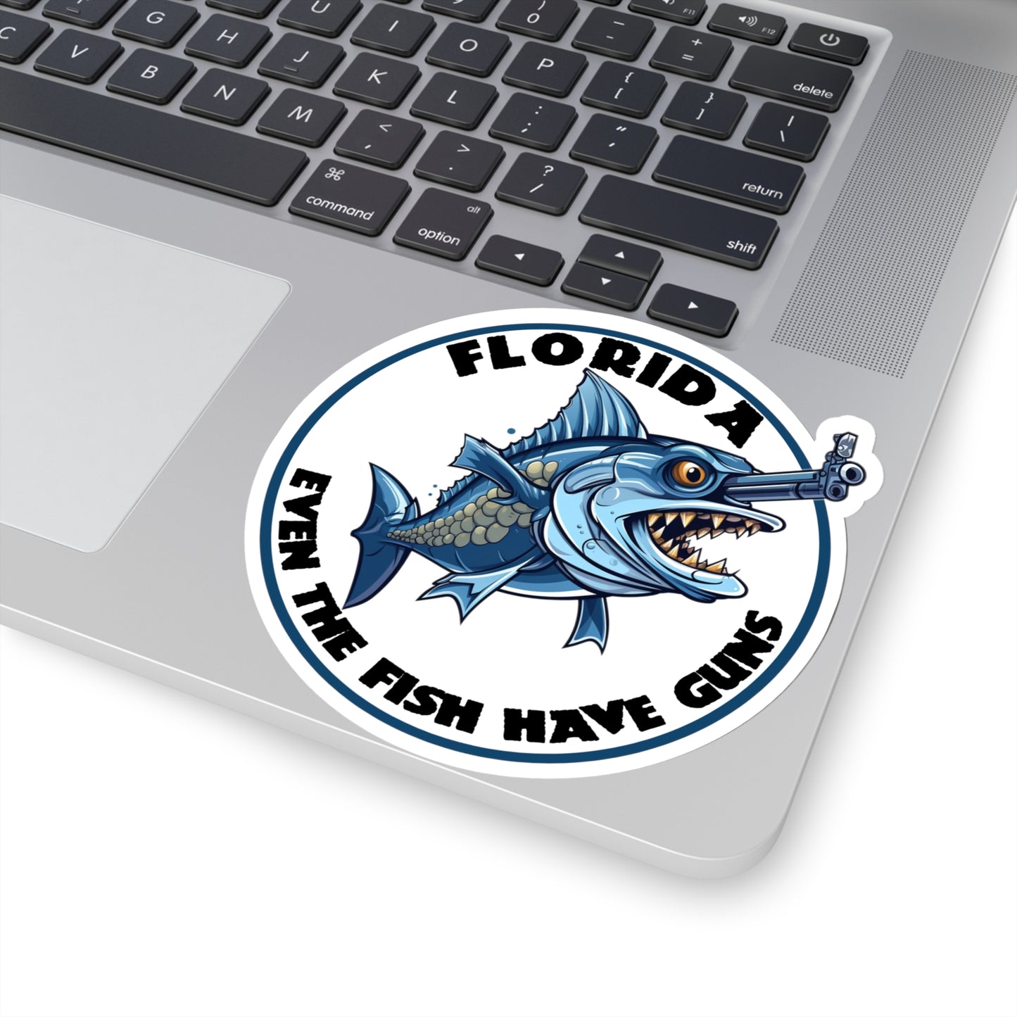 Florida: Even Fish Have Guns Tactical Sticker