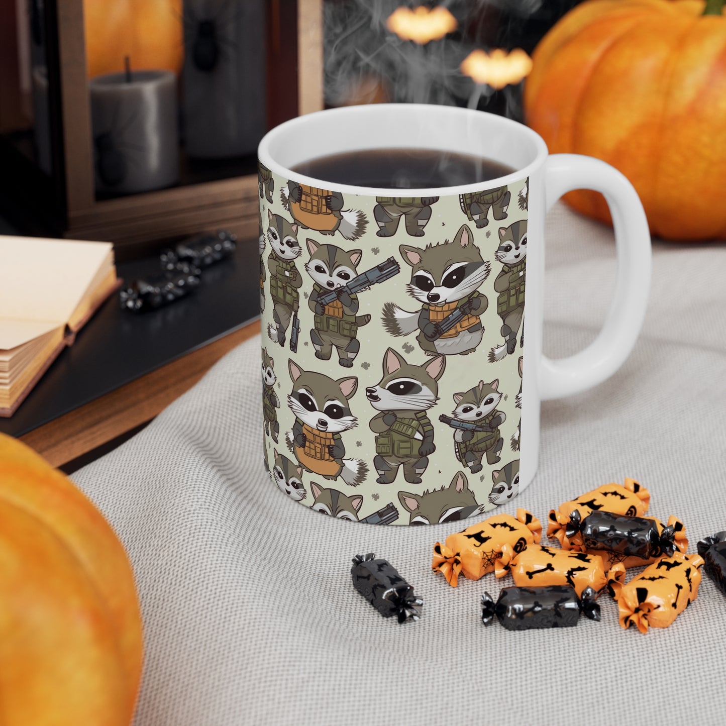 IJ Tactical Raccoon Ceramic Mug 11oz