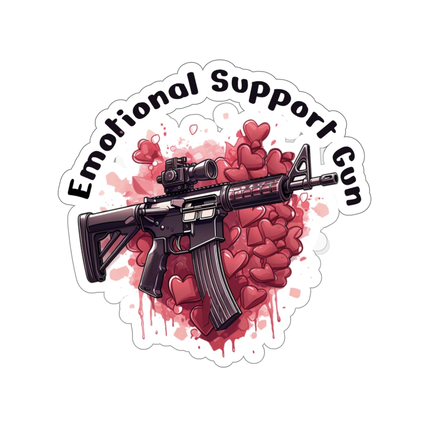 IJ Tactical Emotional Support Gun sticker