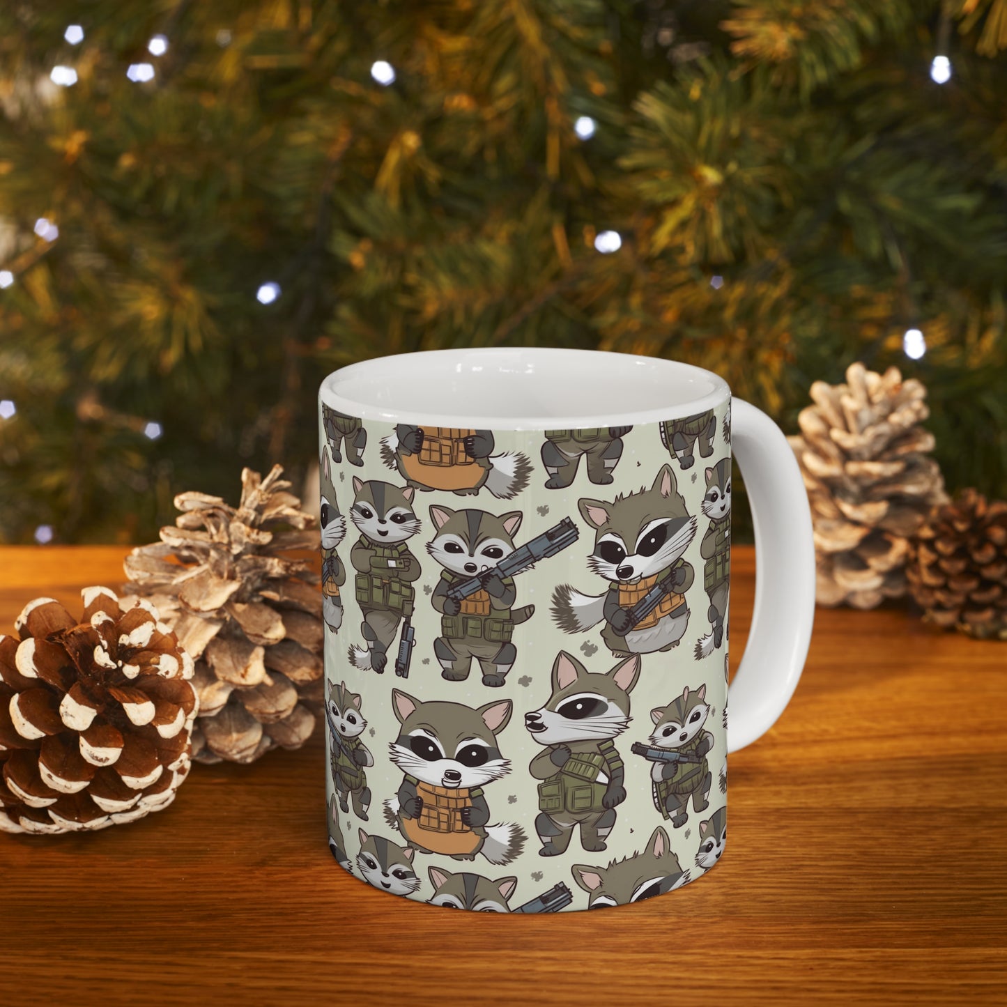 IJ Tactical Raccoon Ceramic Mug 11oz