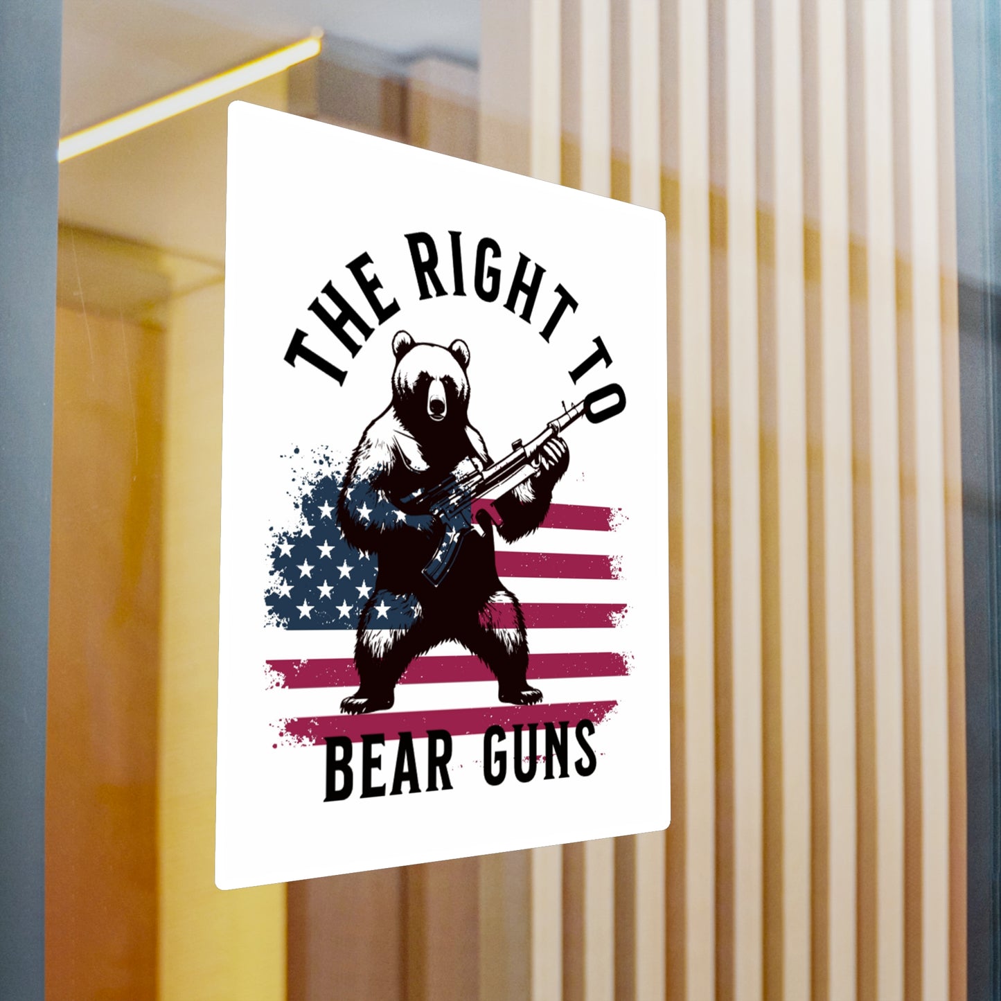 The Right to Bear Guns Sticker Decal