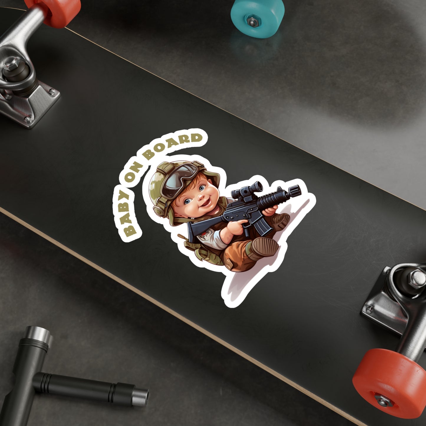 Tactical Baby On Board Decal