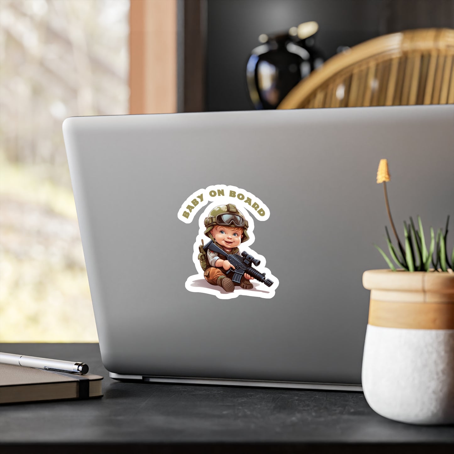 Tactical Baby On Board Decal