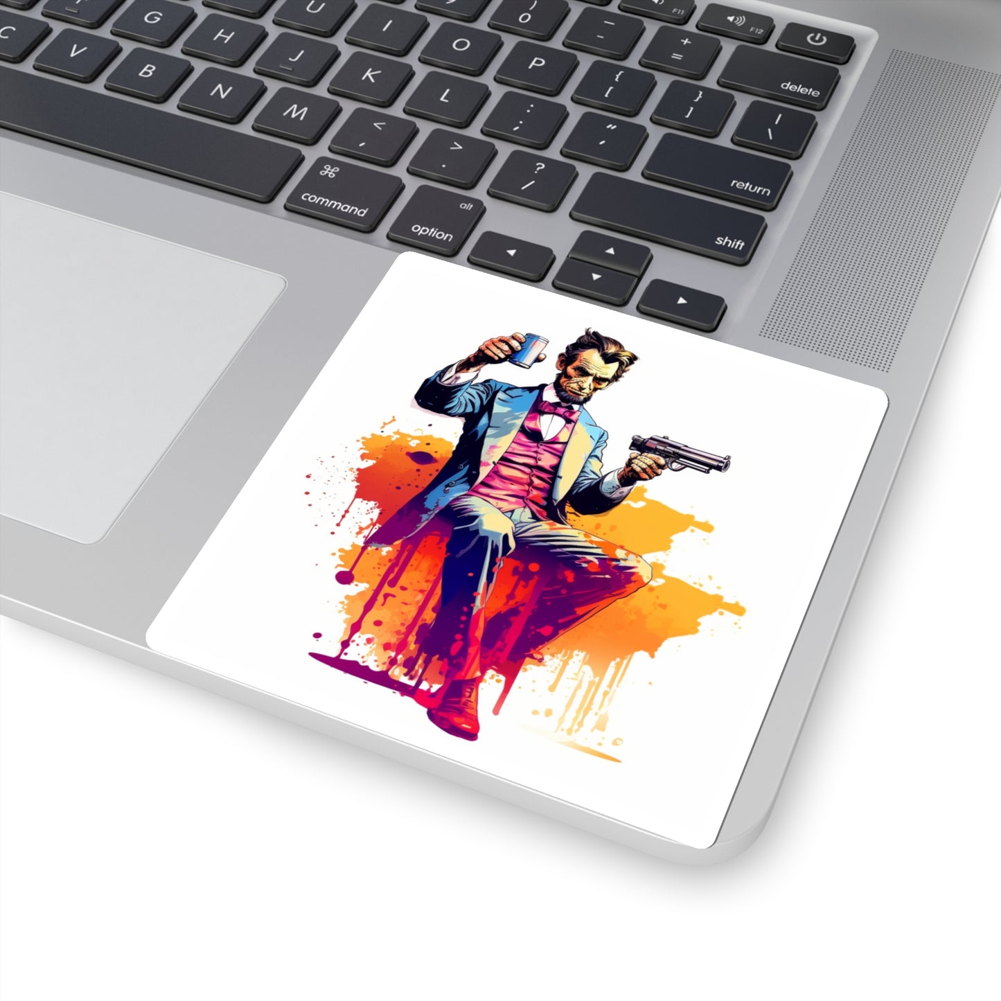 Watercolor Lincoln sticker