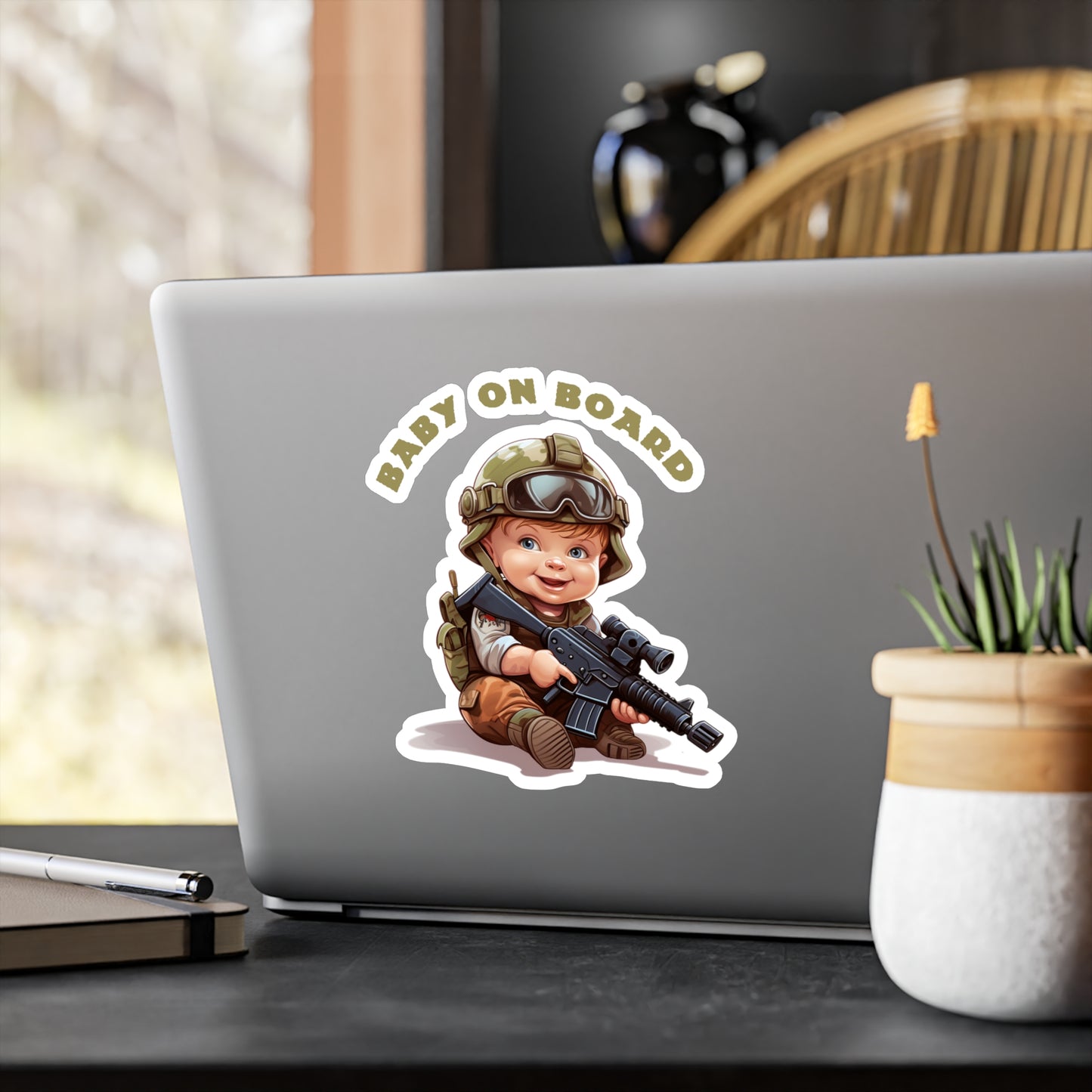 Tactical Baby On Board Decal