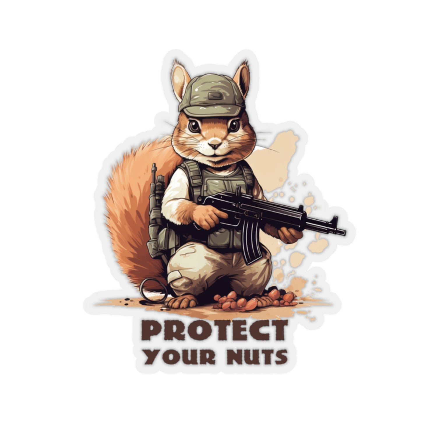 Protect your nuts Sticker