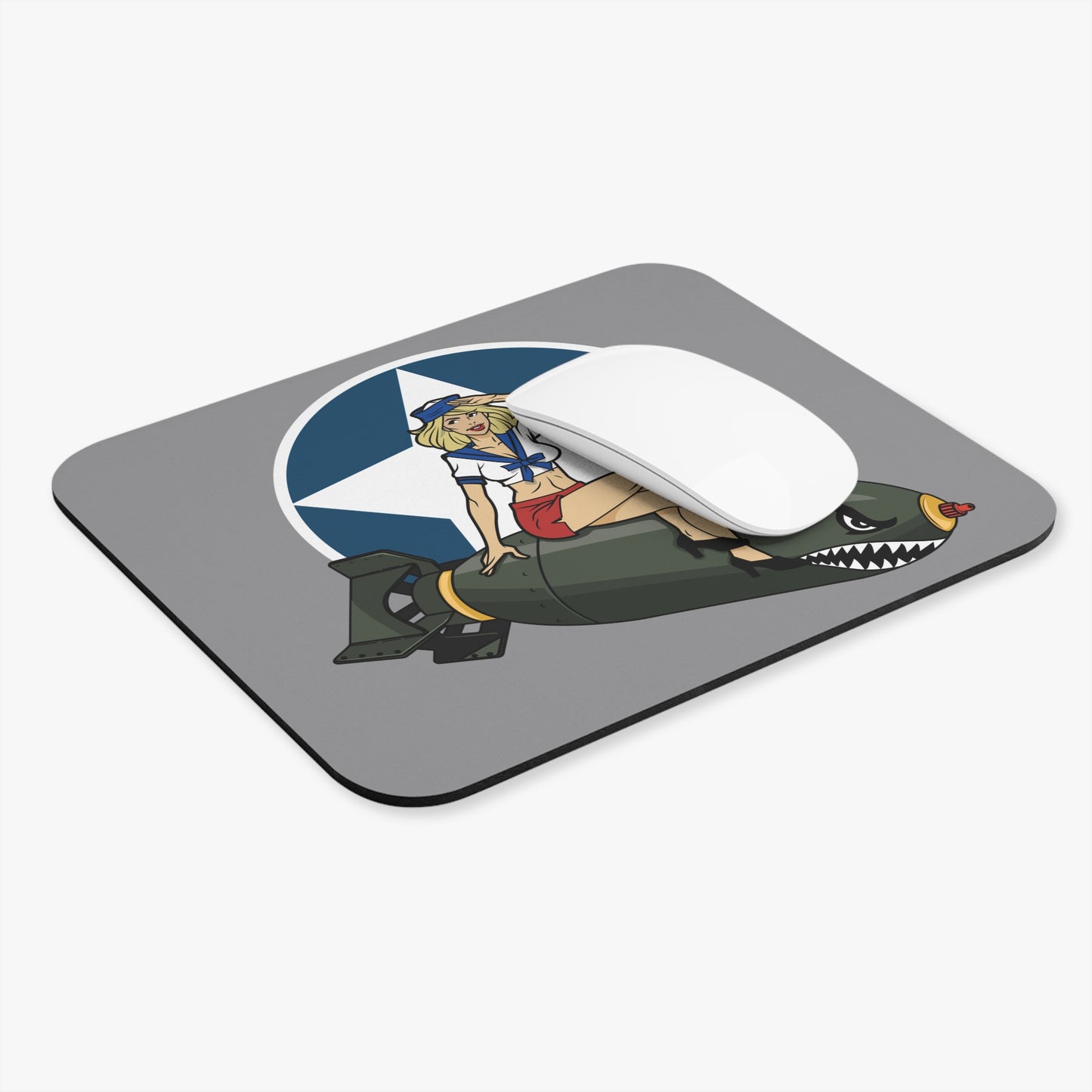Bomber Girl Mouse Pad