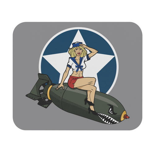 Bomber Girl Mouse Pad