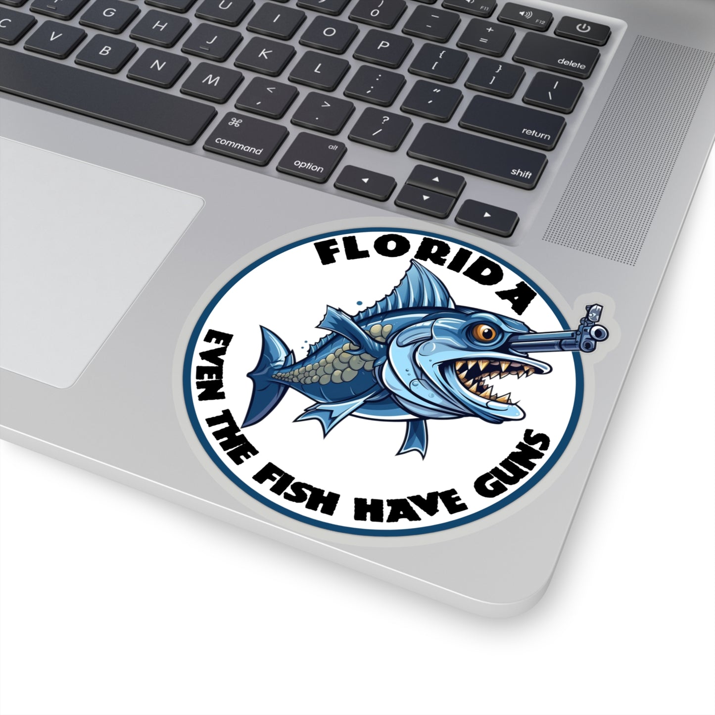 Florida: Even Fish Have Guns Tactical Sticker