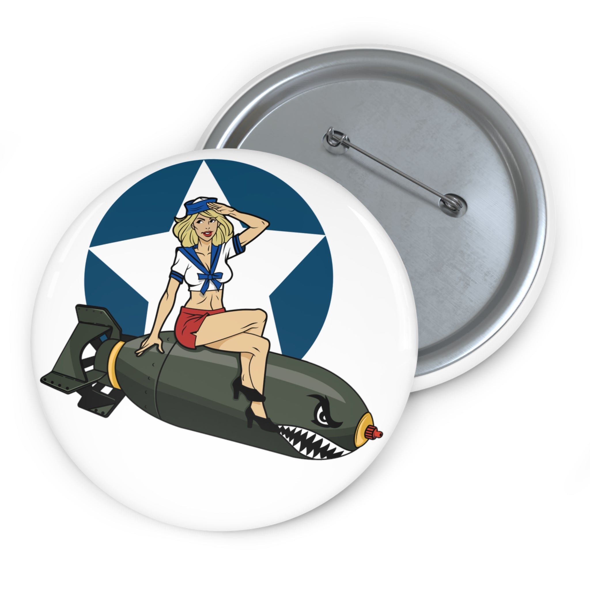 Bomber Girl Pin