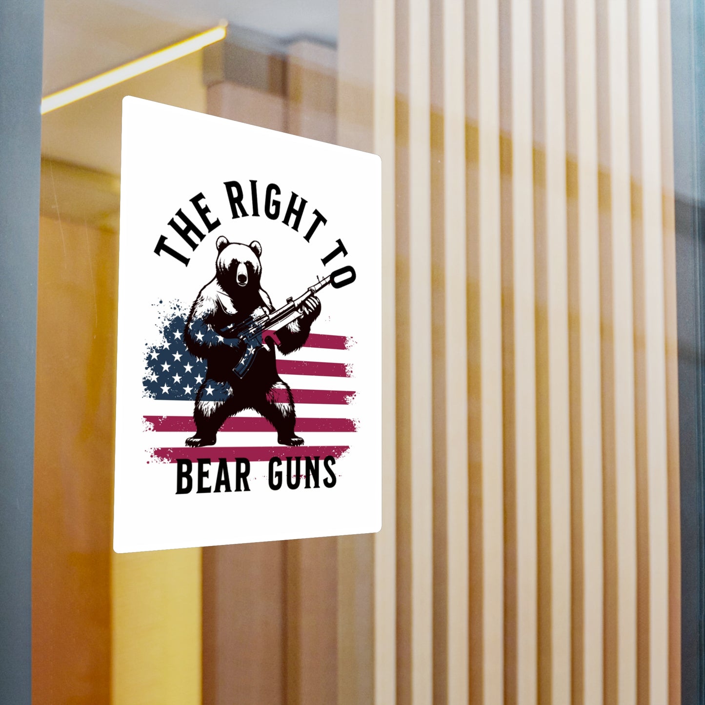 The Right to Bear Guns Sticker Decal