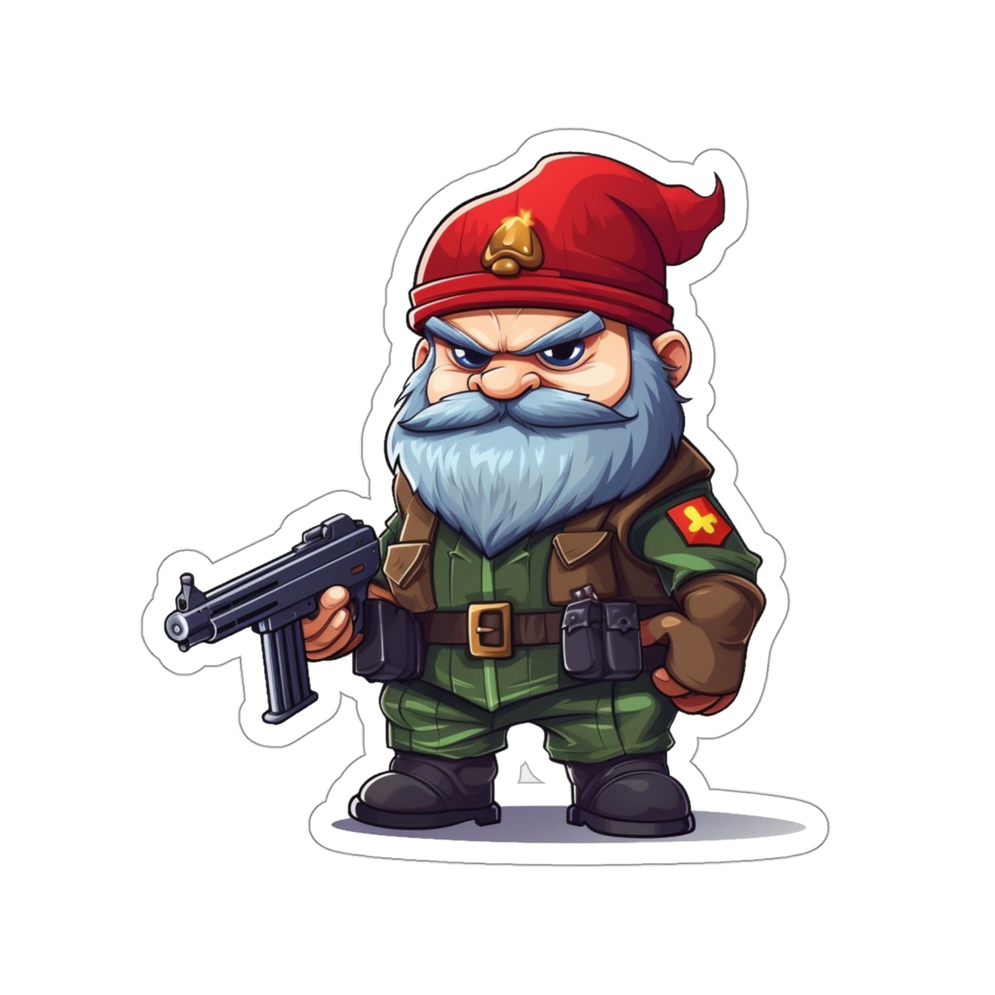 Defender Gnome Sticker