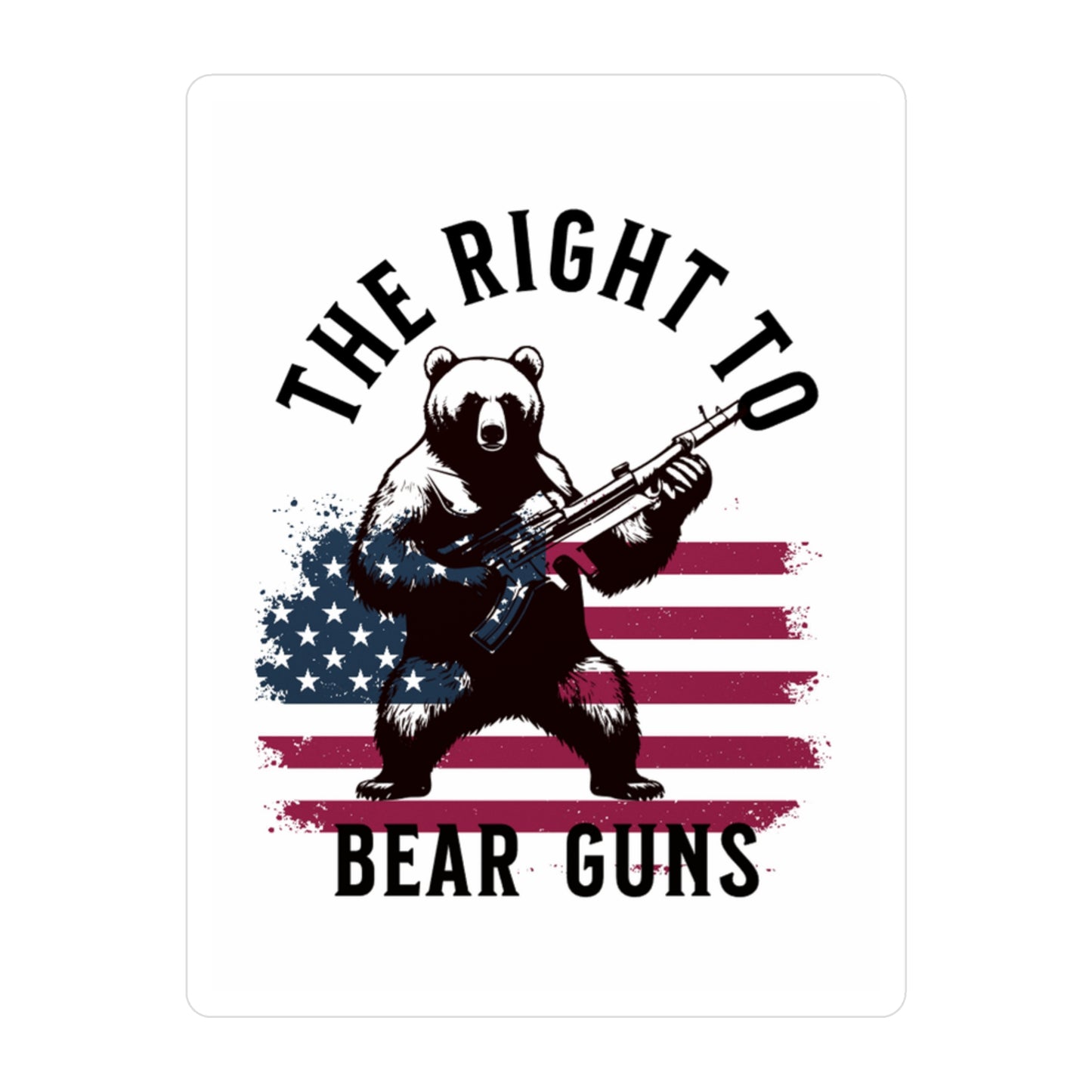 The Right to Bear Guns Sticker Decal