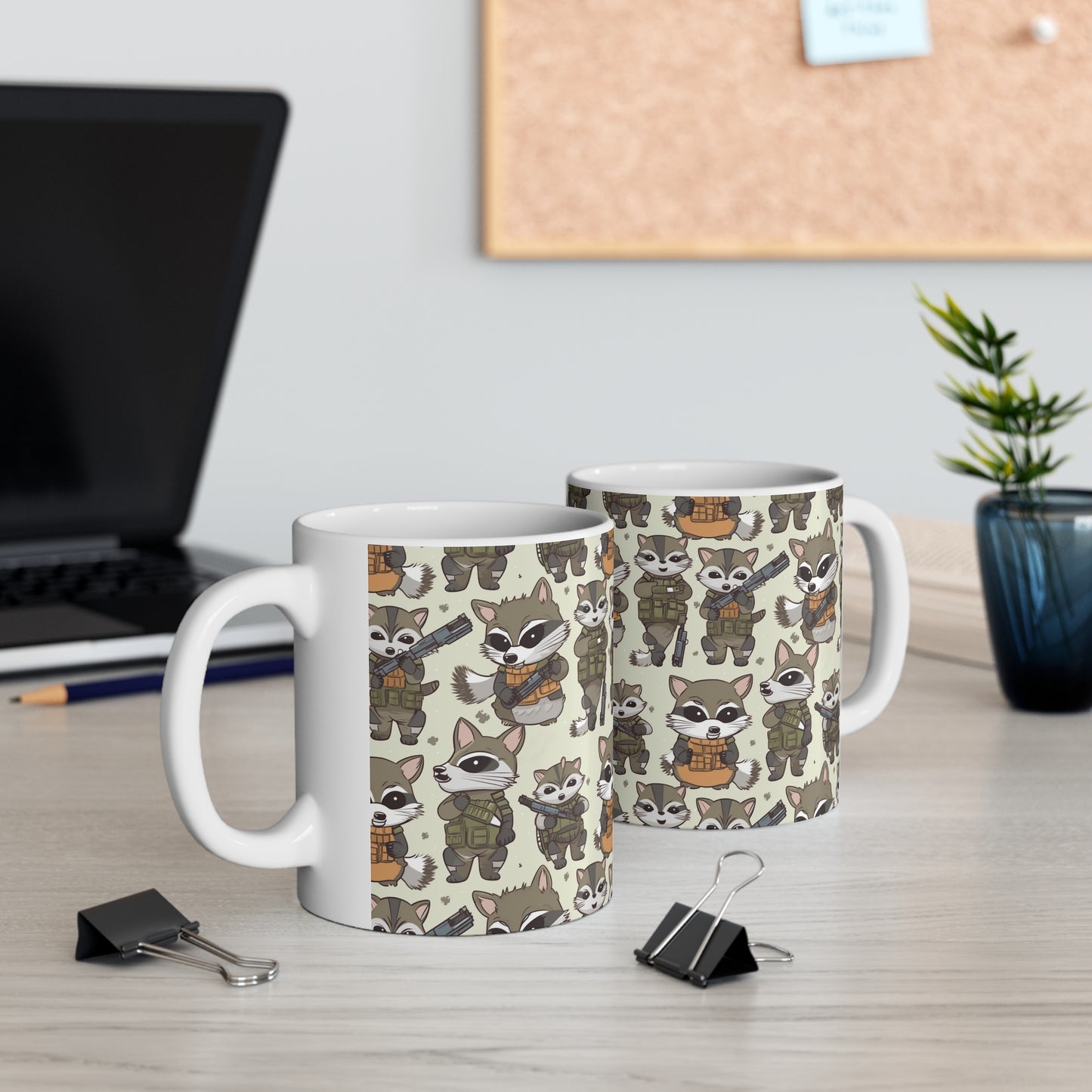 IJ Tactical Raccoon Ceramic Mug 11oz