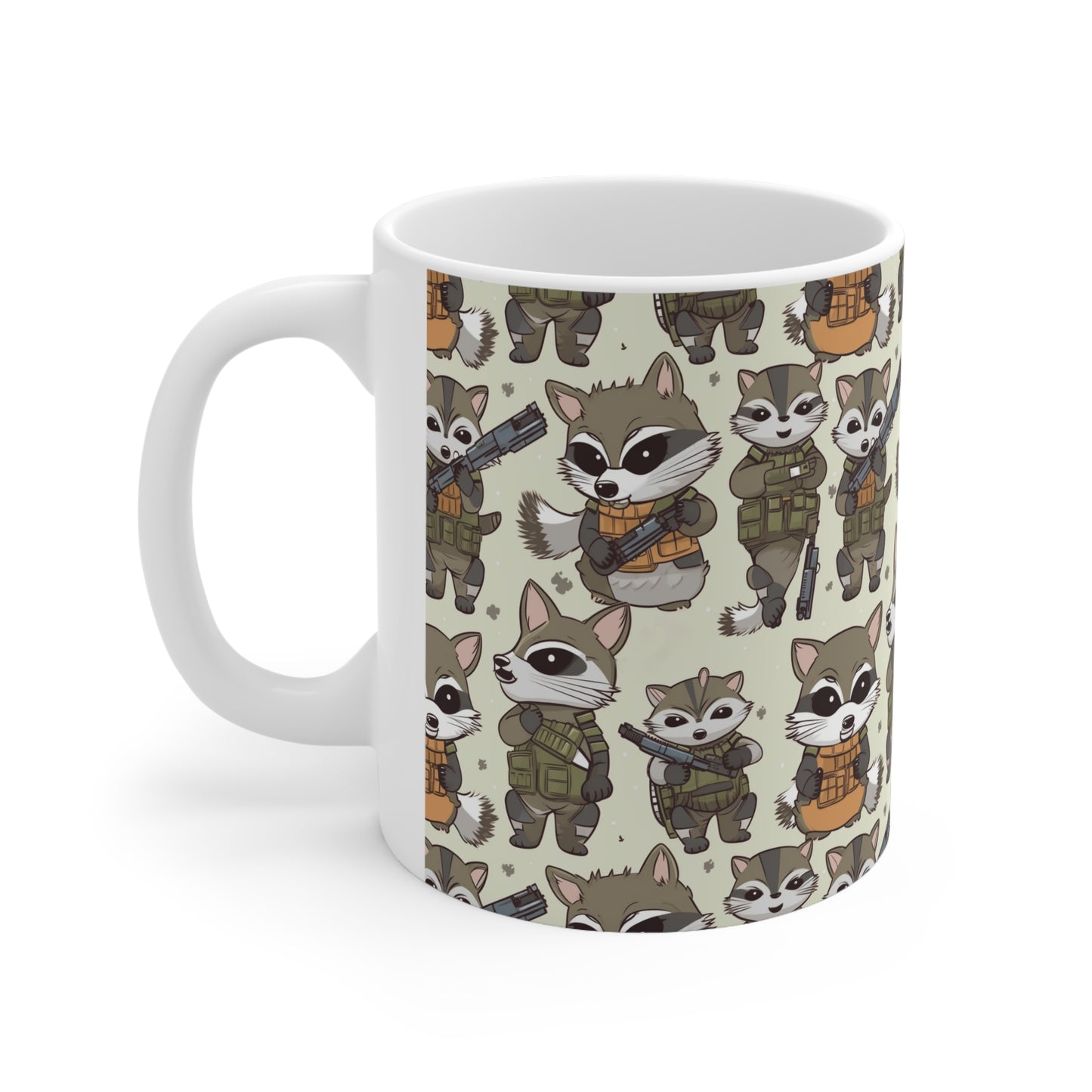 IJ Tactical Raccoon Ceramic Mug 11oz