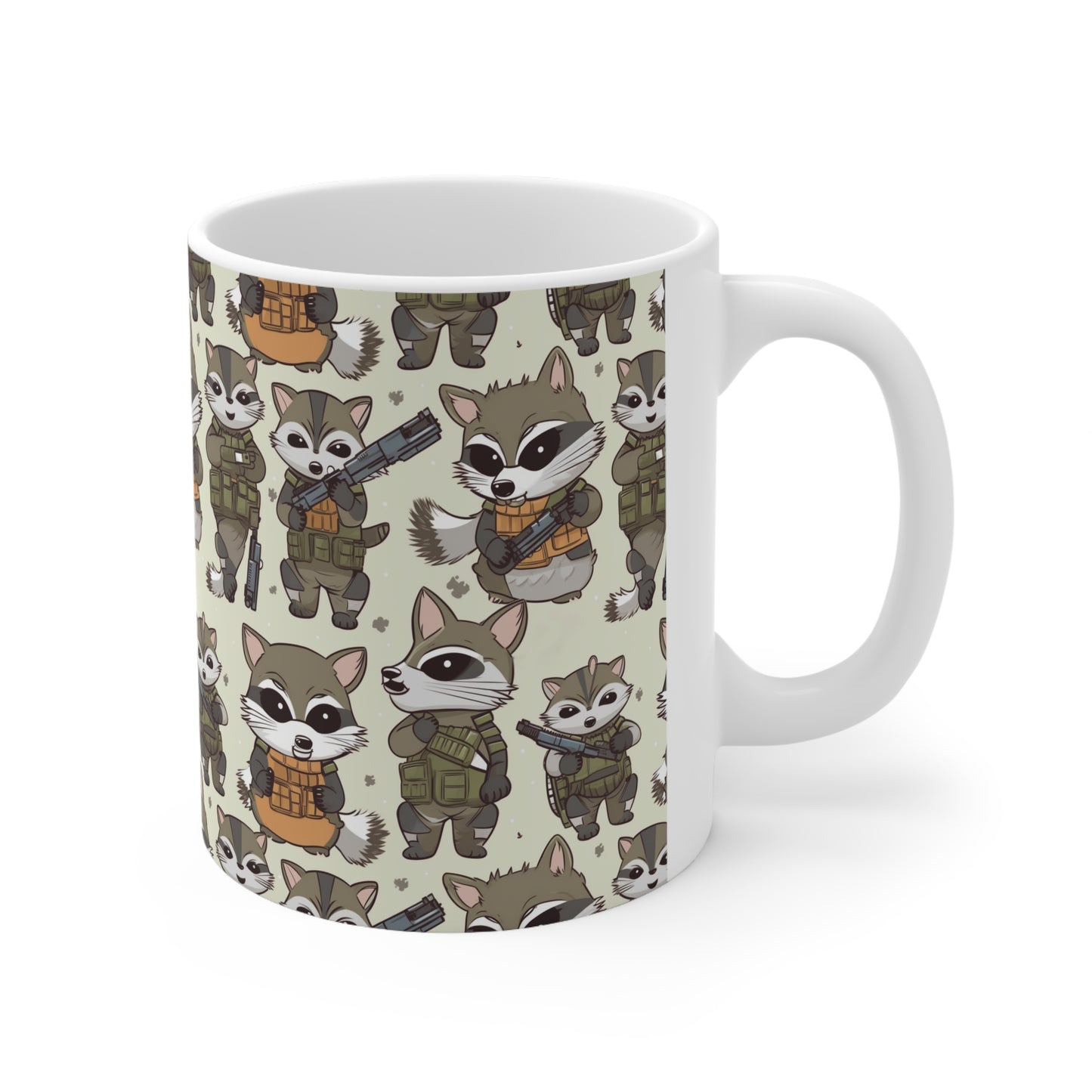 IJ Tactical Raccoon Ceramic Mug 11oz