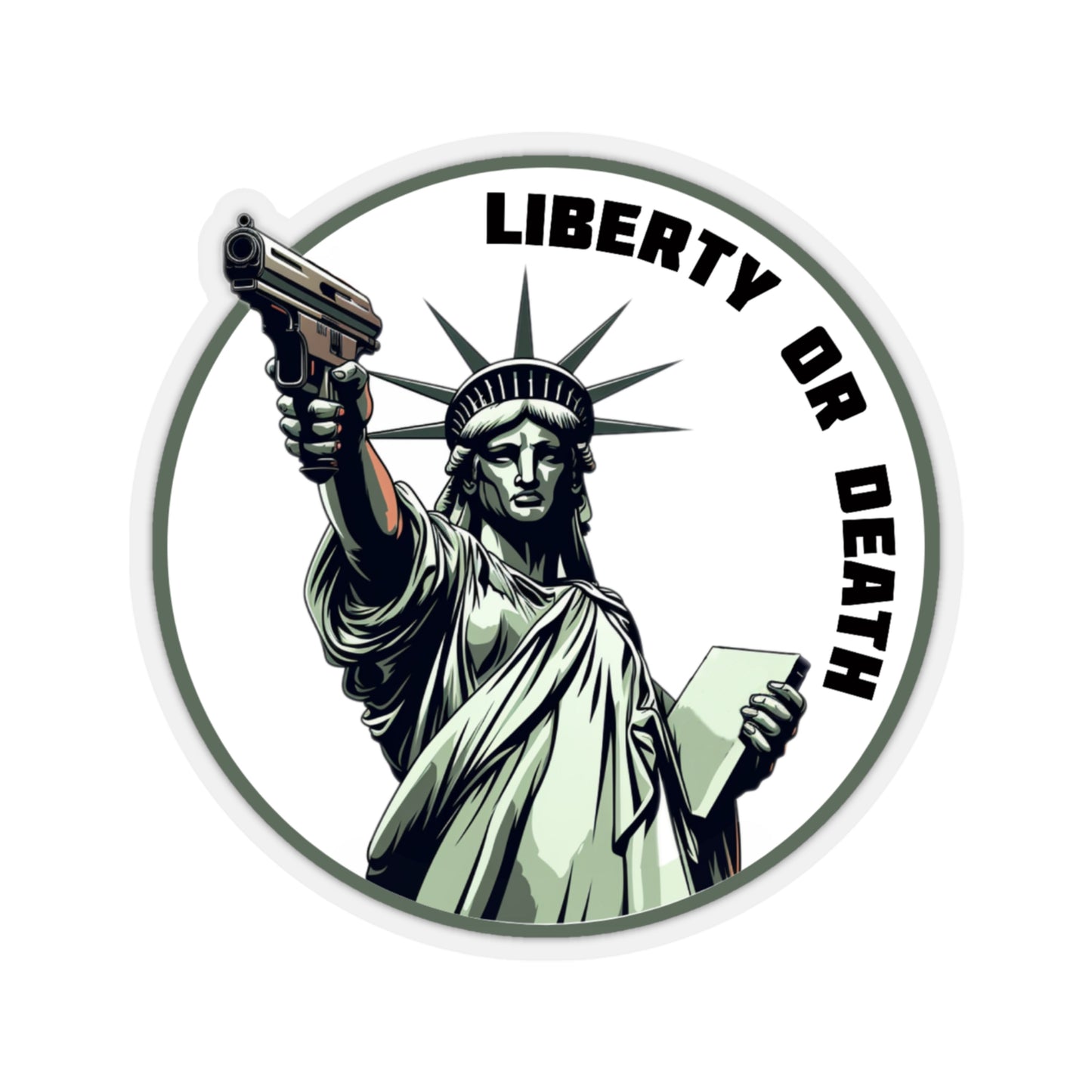 Liberty or Death tactical sticker