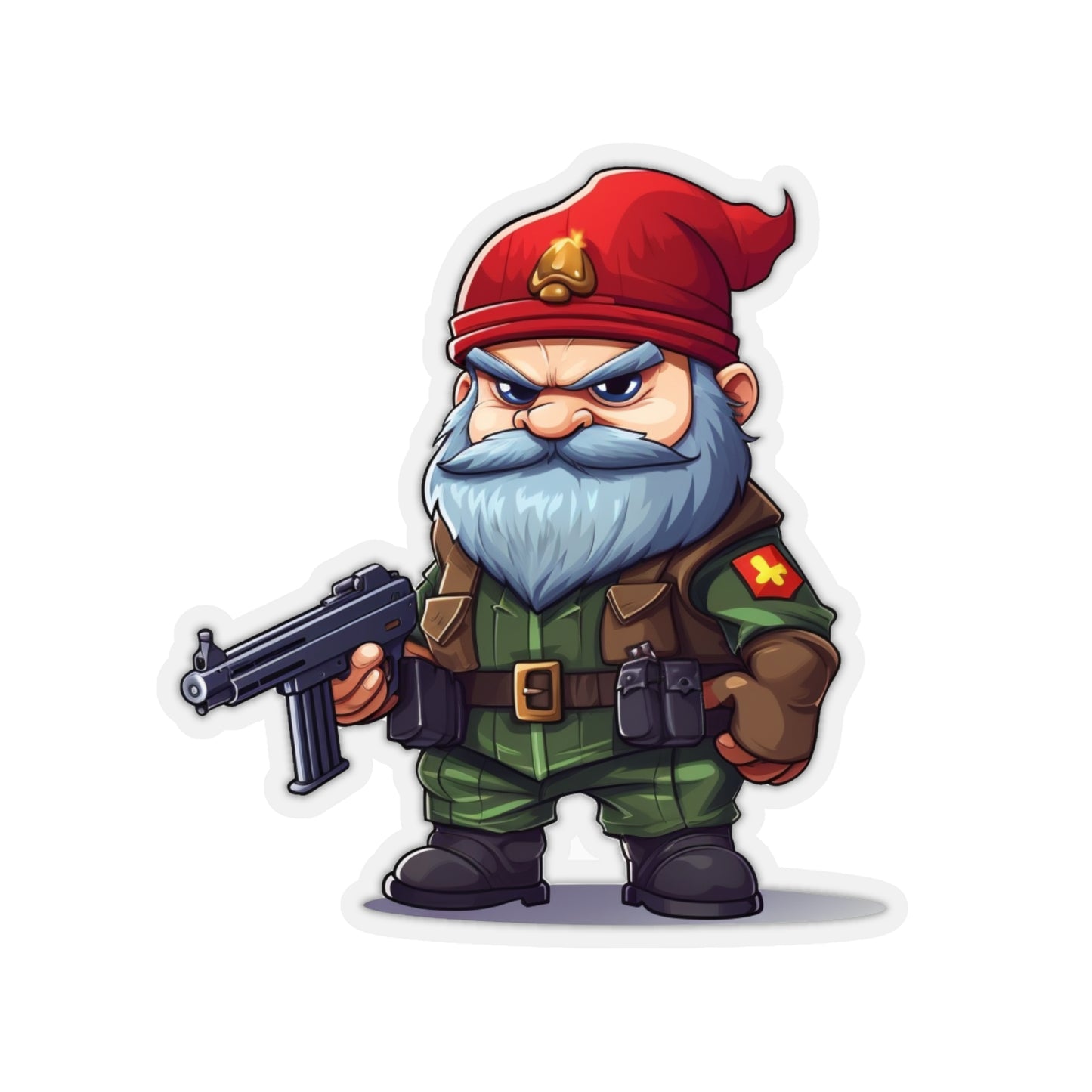 Defender Gnome Sticker