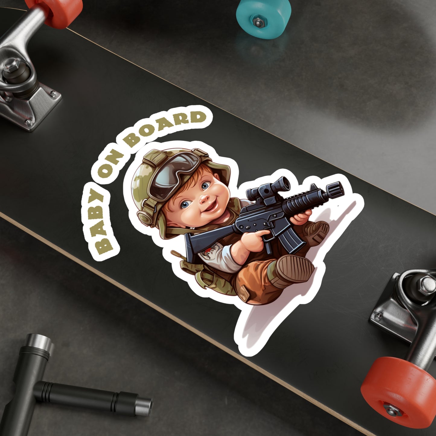 Tactical Baby On Board Decal