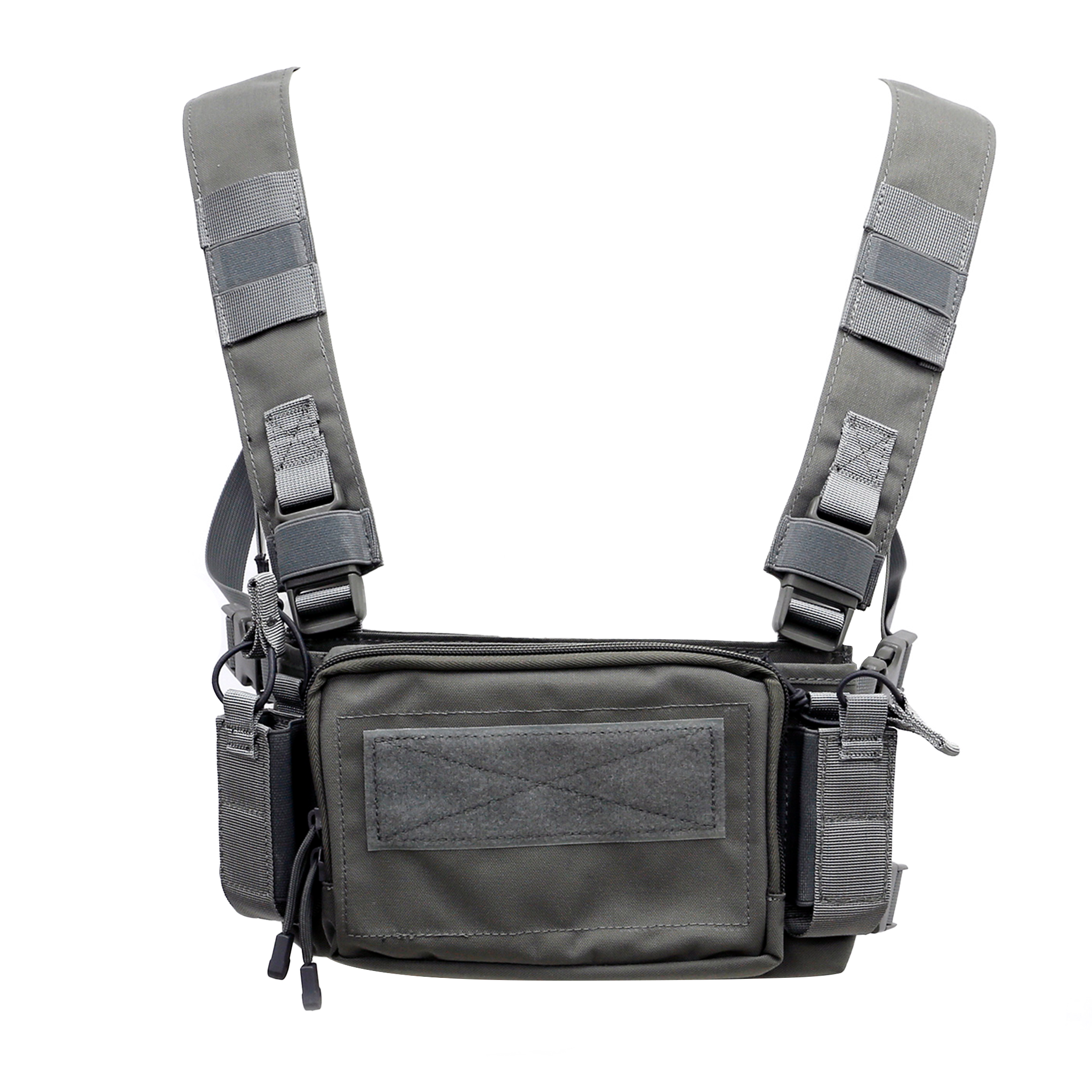 Buy Universal Chest Rig Bag, Adjustable Shoulder Pack Walkie Talkie Bag,  Functional Chest Pouch with MOLLE System for Men Women, 600D Oxford Harness  Pocket Pack Radio Holster Gear Bag Online at desertcartINDIA
