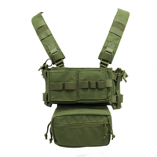 IJ Tactical Scalable Green Chest Rig